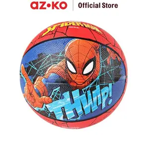 Marvel Ukuran 5 Bola Basket Rubber Spiderman