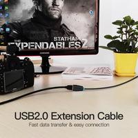 Gambar Vention Kabel Perpanjangan Extension USB 2.0 Cable Super Speed 480Mbps Male to Female 1M 2M 3M 5M - CBC - BLACK, 1.5M dari Vention By Andalan Kota Administrasi Jakarta Utara 4 Tokopedia