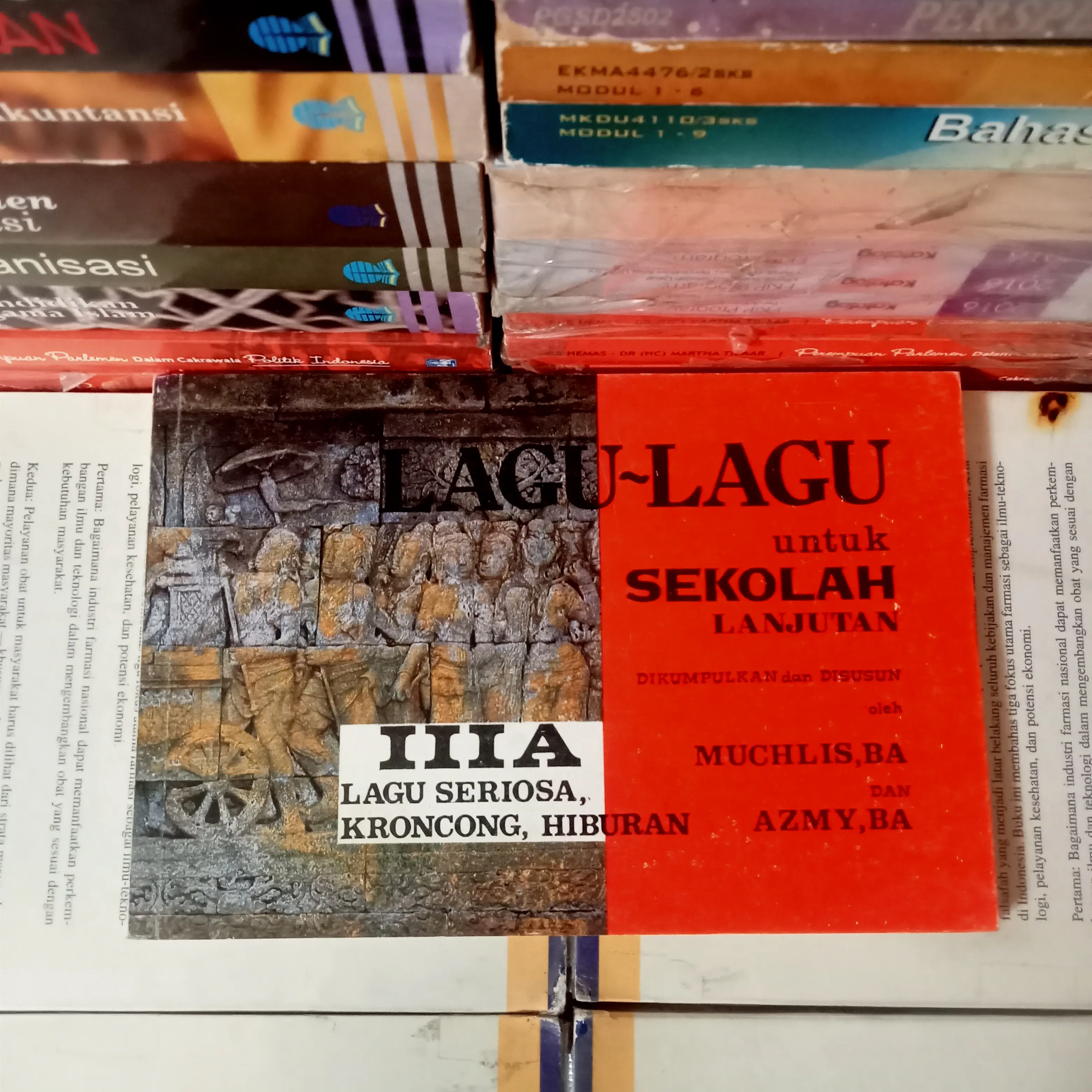 ORIGINAL BUKU LAGU-LAGU UNTUK SEKOLAH LANJUTAN