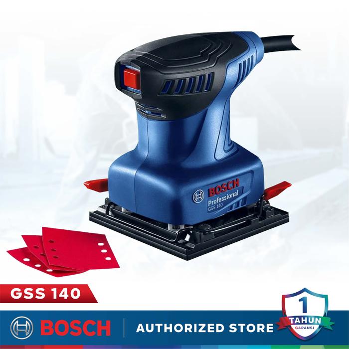 Gambar GSS 140 BOSCH Orbital Sander Mesin Amplas Listrik SANDER 220W GSS140 dari Bosch Tools Authorized SNT Kota Administrasi Jakarta Utara Tokopedia
