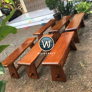 Bangku Panjang Kayu ~ Bangku Teras ~ Bangku Trembesi Sate ~ Uk 150cm