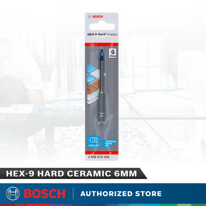 Gambar BOSCH HEX-9 MATA BOR 6MM 6 MM KERAMIK KERAS GRANIT 506 dari Bosch Tools Authorized SNT Kota Administrasi Jakarta Utara Tokopedia