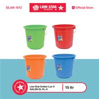 Gambar [PAKET ISI 2] LION STAR Ember Pail 4 Gallons PL-4 dari Lion Star Indonesia Kab. Tangerang 1 Tokopedia