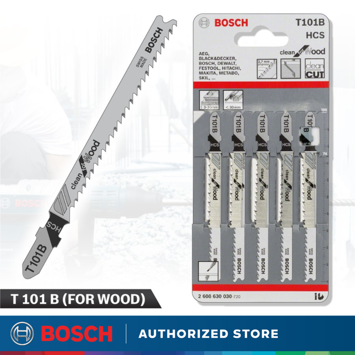Gambar Bosch Mata Jigsaw / Jigsaw Blade T101B / T 101B / T 101 B dari Bosch Tools Authorized SNT Kota Administrasi Jakarta Utara Tokopedia