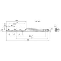 Gambar INTERLOCK ASSA ABLOY Engsel Jendela Casement 430 4BC P1080SH – Friction Stay Side Hung Max 40kg Stainless Steel dari GGEsta Indonesia Kota Administrasi Jakarta Barat 4 Tokopedia