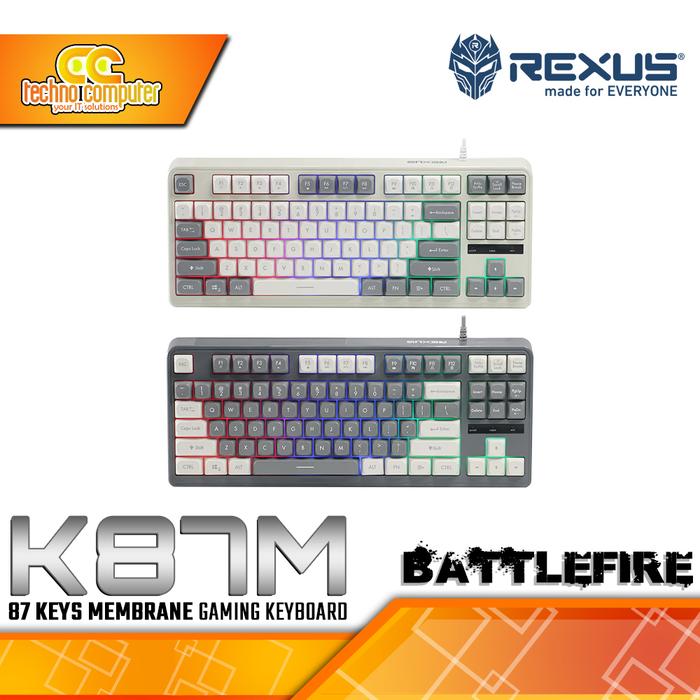Gambar KEYBOARD REXUS BATTLEFIRE K87M TKL - Gaming Keyboard dari Techno Computer Bali Kota Denpasar Tokopedia