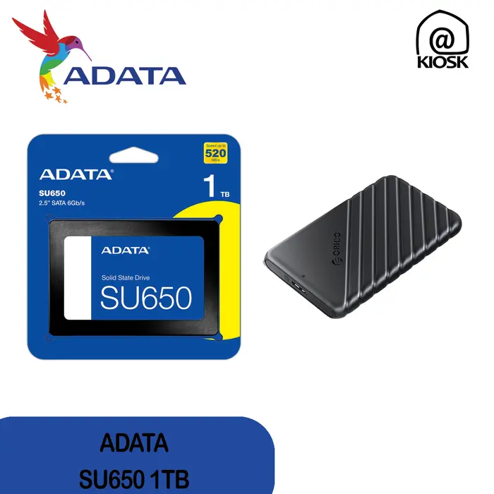Gambar ADATA ULTIMATE SU650 1TB / SSD SATA 2.5 / GARANSI 3 TAHUN - SSD ONLY, 1 Pcs dari @kiosk Kota Administrasi Jakarta Barat 5 Tokopedia
