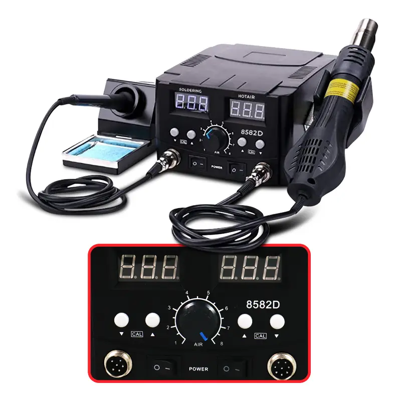Solder Uap Blower Heat Gun Soldering Station 750 Watt Mypovos 8582D 2