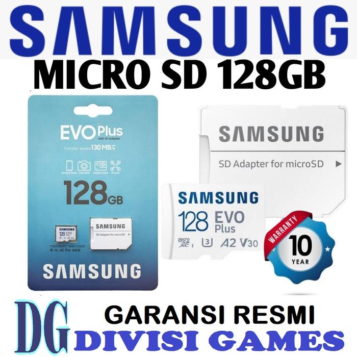 Gambar Memory Micro SD 128GB Original - SD Micro 128GB - 128GB dari Divisi Game Kota Administrasi Jakarta Pusat Tokopedia
