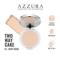 Gambar Azzura Two Way Cake Bedak All Day Matte Finish Light Beige 01 dari Wings Indonesia Kab. Bekasi 1 Tokopedia
