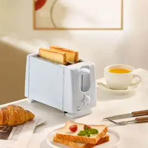 Pemanggang Roti Toaster Sandwich Otomatis Pop-up dengan 6 pengatur tingkat kematangan yang premium