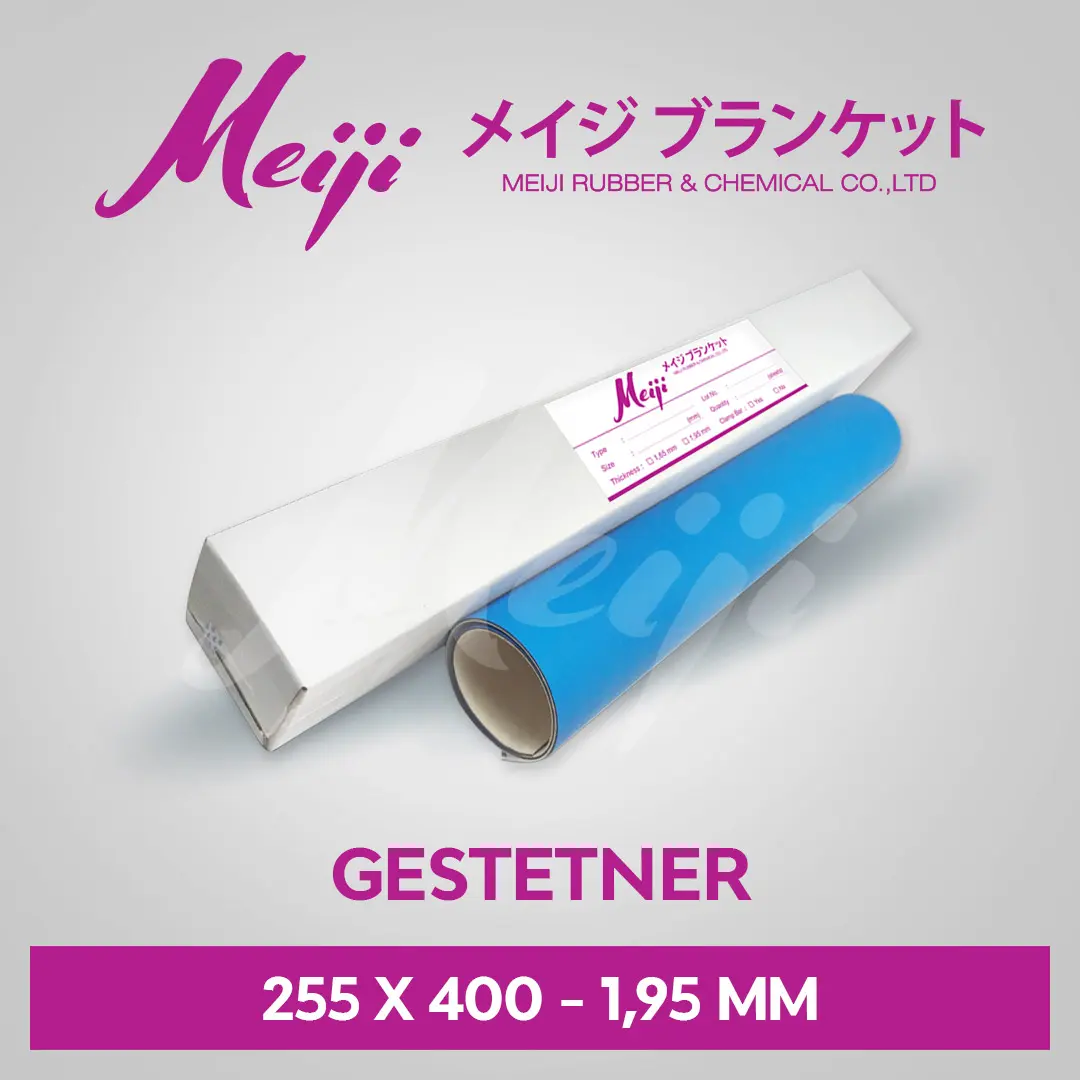 Blanket Meiji 9810A Mesin Gestetner : 255 X 400 - 1,95 MM