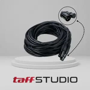 Kabel XLR M/F OFC TaffSTUDIO Microphone Karaoke Shielded - BOF30 Tembaga OFC