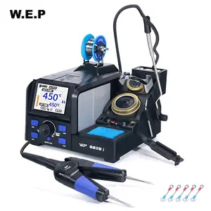 WEP 982D-I Desoldering Tweezers Station Rework Soldering Station With Automatic Calibration