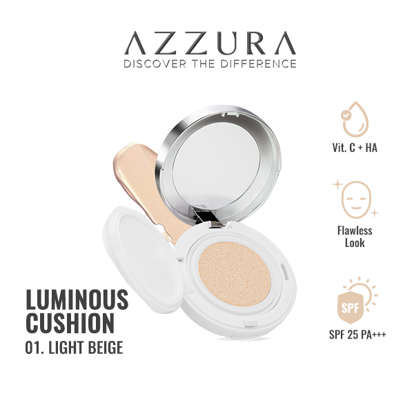 Gambar Azzura Luminous Cushion Light Beige 01 dari Wings Indonesia Kab. Bekasi Tokopedia