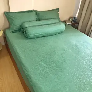 Sprei Komplit Katun Polos Jacquard Emboss Edition t30cm