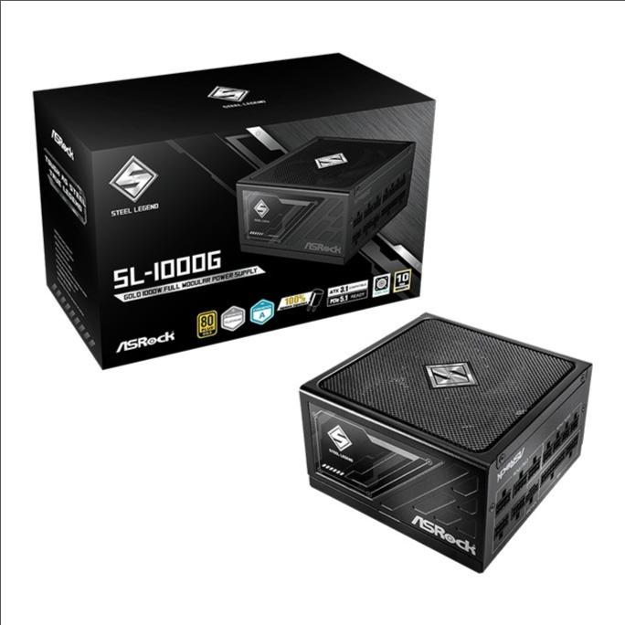 Gambar ASRock Steel Legend SL-1000G - 1000 WATT 80 PLUS GOLD Modular - ATX 3.1 & PCIe 5.1 PSU dari STAR17 COM Kota Administrasi Jakarta Selatan Tokopedia