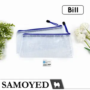 Tas Dokumen / Alat Tulis / Document / Stationery / Travel Zipper File Bag Bill / Giro / Kuitansi Samoyed DCB-MD-BILL