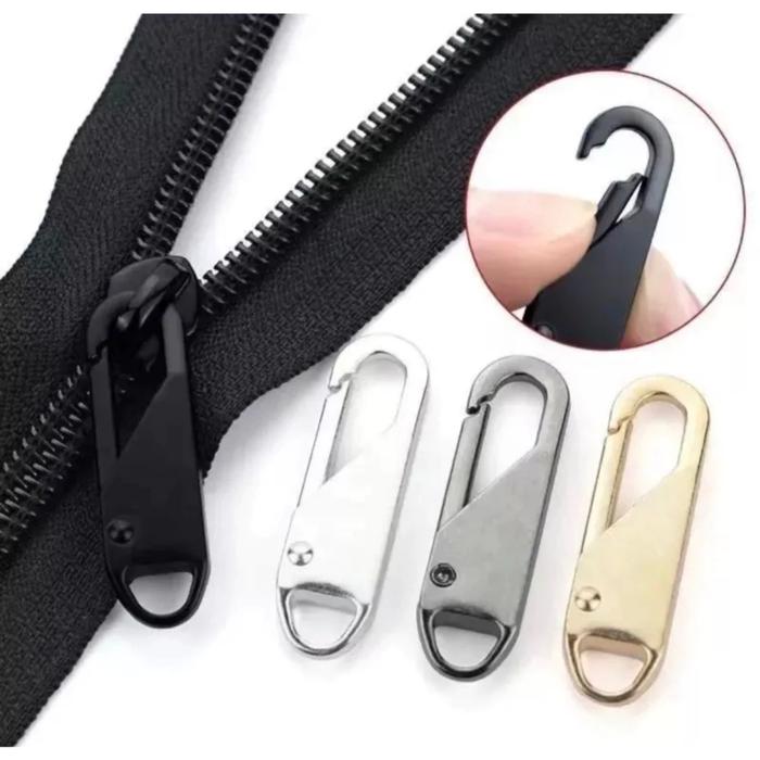 Jual 1 Buah Kepala Penarik Ritsleting Retsleting Zipper Removable Tab ...