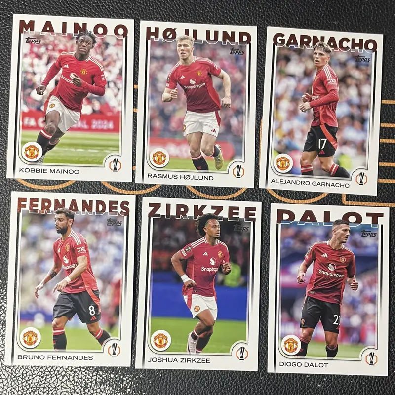 Manchester united topps uefa europa league 2025 0