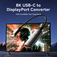 Gambar Vention Cotton Braided USB-C to DP 8K Converter 0.25M Black Zinc Alloy Type dari WINS OFFICIAL STORE Kota Administrasi Jakarta Utara 5 Tokopedia