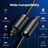 Gambar UGREEN Kabel Toslink Optical Digital SPDIF Audio Fiber Optic 1M 2M 3M - TOSLINK PVC, 1 METER dari UGREEN Official Store Kota Administrasi Jakarta Pusat 2 Tokopedia