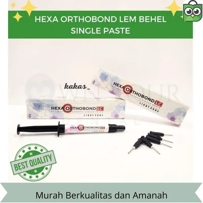 Hexa Orthobond LC / Lem Perekat Behel Dental Ortho / Orthodontics 2