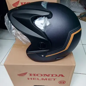 HELM ORIGINAL HONDA BLV2 BLUE V2 MODEL RETRO HMJ TRX SNI