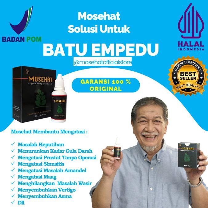 Terlaris Obat BATU EMPEDU MOSEHAT HERBAL Terbukti Ampuh Mengobati LURUH BATU - 1 Pcs