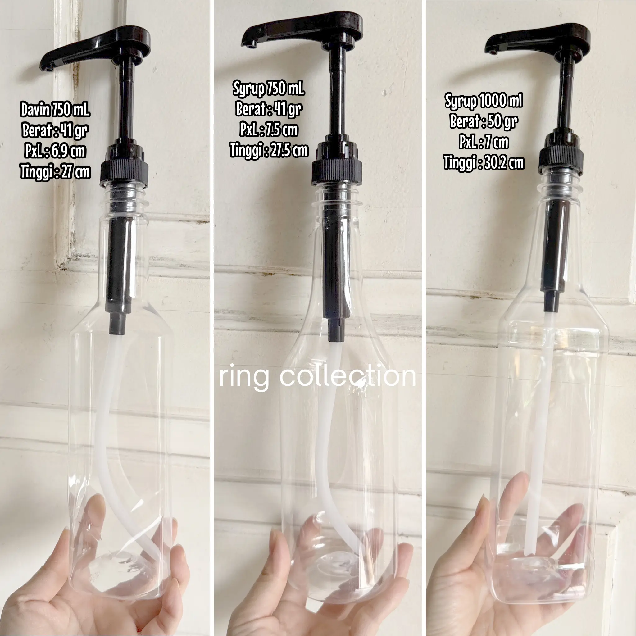 Botol Syrup 750 ml PUMP ANGSA botol sirup 750 ml