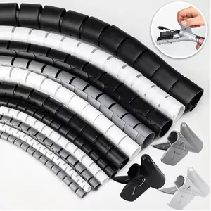Pelindung Spiral Kabel Listrik DIY Cover Pembungkus Anti Panas Wire Protector Flexibel 6 10 14 mm