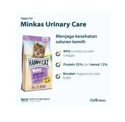 Happycat Makanan Kucing Minkas Urinary Care Dewasa Germany Happy Cat New