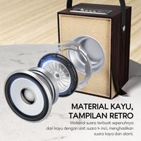 Gambar VIVAN VS35 WOOD KAYU RETRO STYLE KARAOKE SPEAKER BLUETOOTH WITH MICROPHONE TWS SUPPORT USB AUX MICRO SD dari btgcom Kota Denpasar 4 Tokopedia