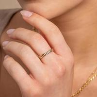 Gambar Quatro single gold ring 18k cincin emas kotak-Diamond Jewelry dari Diamond Jewelry Kota Administrasi Jakarta Utara 3 Tokopedia