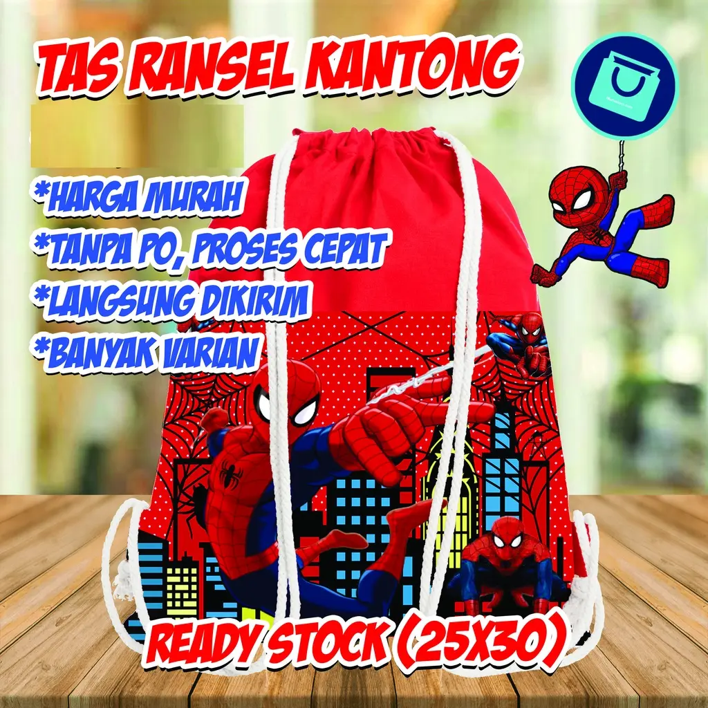 SOUVENIR RANSEL MODEL SERUT KANTONG DEPAN ULANG TAHUN LANGSUNG KIRIM