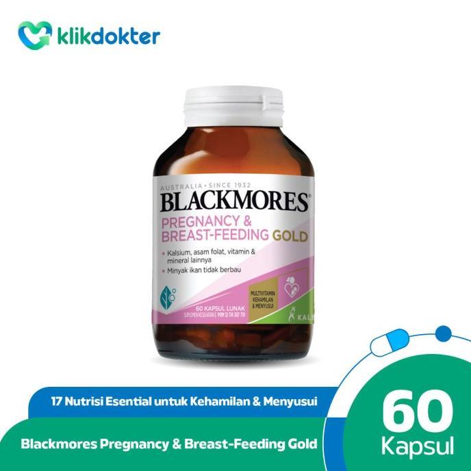 Terlaris Blackmores Pregnancy & Breast Feeding Gold 60