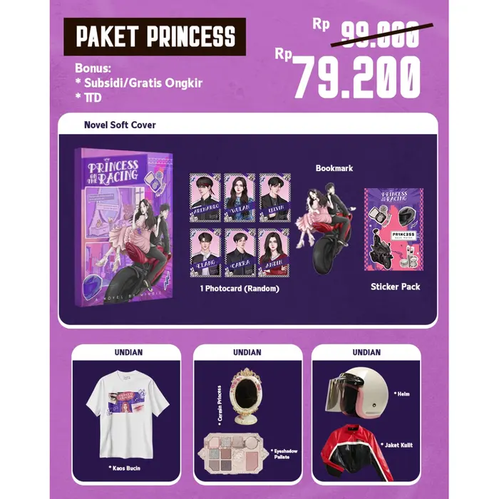 Gambar Buku Novel - Princess On The Racing - Minbie - Skuad - Bumifiksi - Paket Samsara dari bumifiksijakarta Jakarta Selatan 5 Tokopedia
