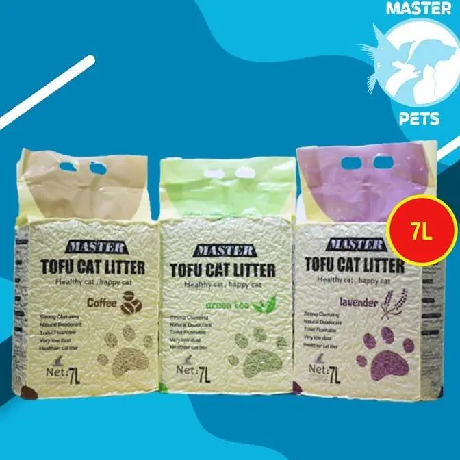 Master Tofu Soya Cat Litter Pasir Gumpal Kucing 7 Litter New