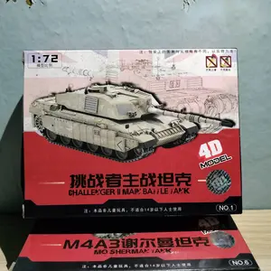 miniatur tank baja CHALLENGER 1:72 4D model
