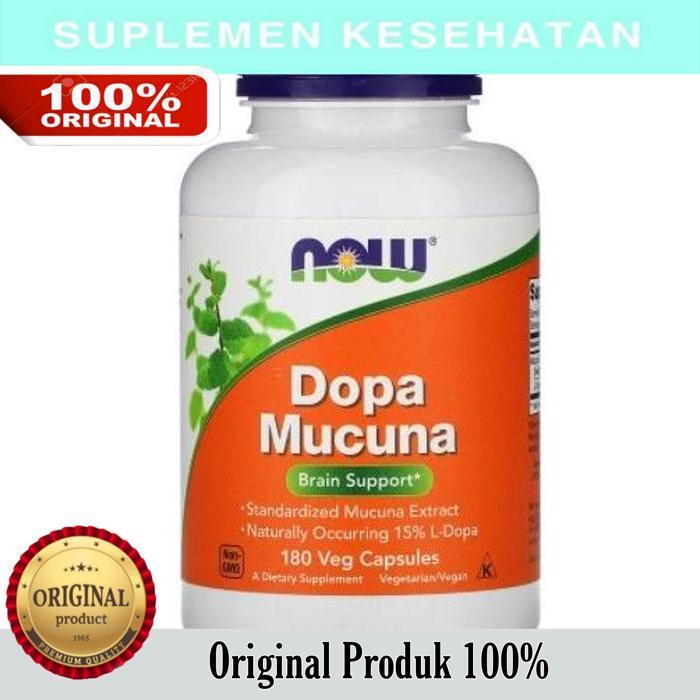 Now Foods Dopa Mucuna 180 Veg Caps - Mood & Libido