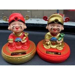 Pajangan Caisen Dewa Rezeki Caisen Chai Sen Rezeki Patung Solar Caishen Dewa Rezeki Pajanga Dashboard Mobil Dewa Rezeki