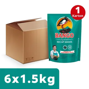 kecap manis bango pouch 1.5 kg x6