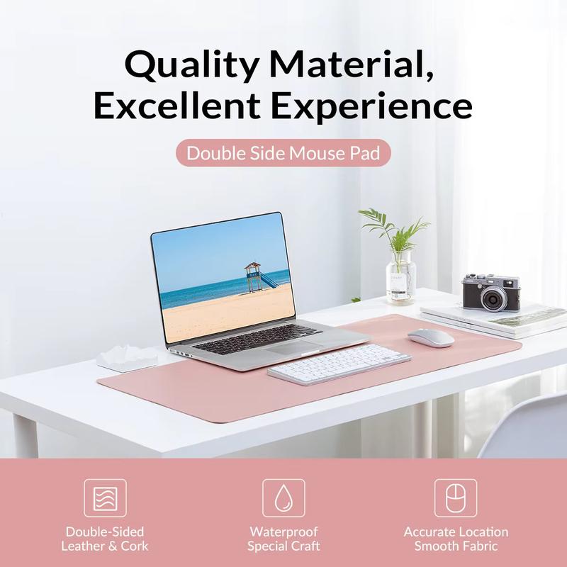 Mousepad Deskmat Kulit PU Leather Big Size XXL Waterproof alas keyboard 0