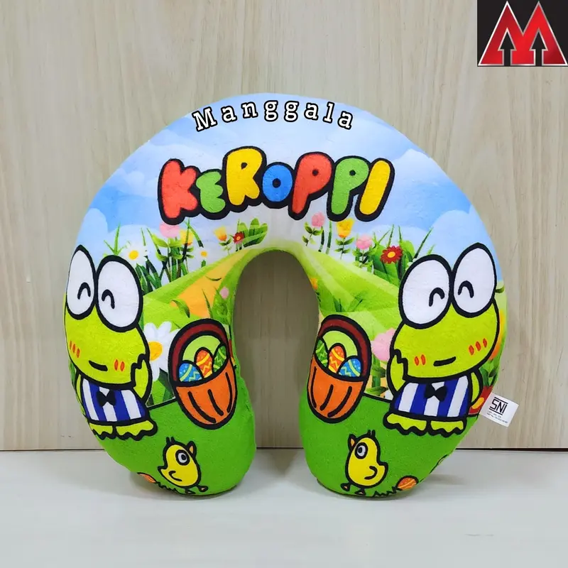 Bantal Leher Travel Mobil U Keroppi Keropi 0