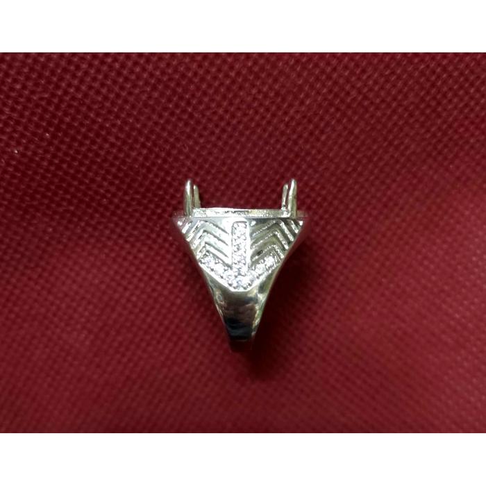 Gambar Ring Cincin Emban Alloy Chrome Perak ALL001 Mewah Kombinasi Zircon dari CNC phoneshop Kota Administrasi Jakarta Pusat Tokopedia