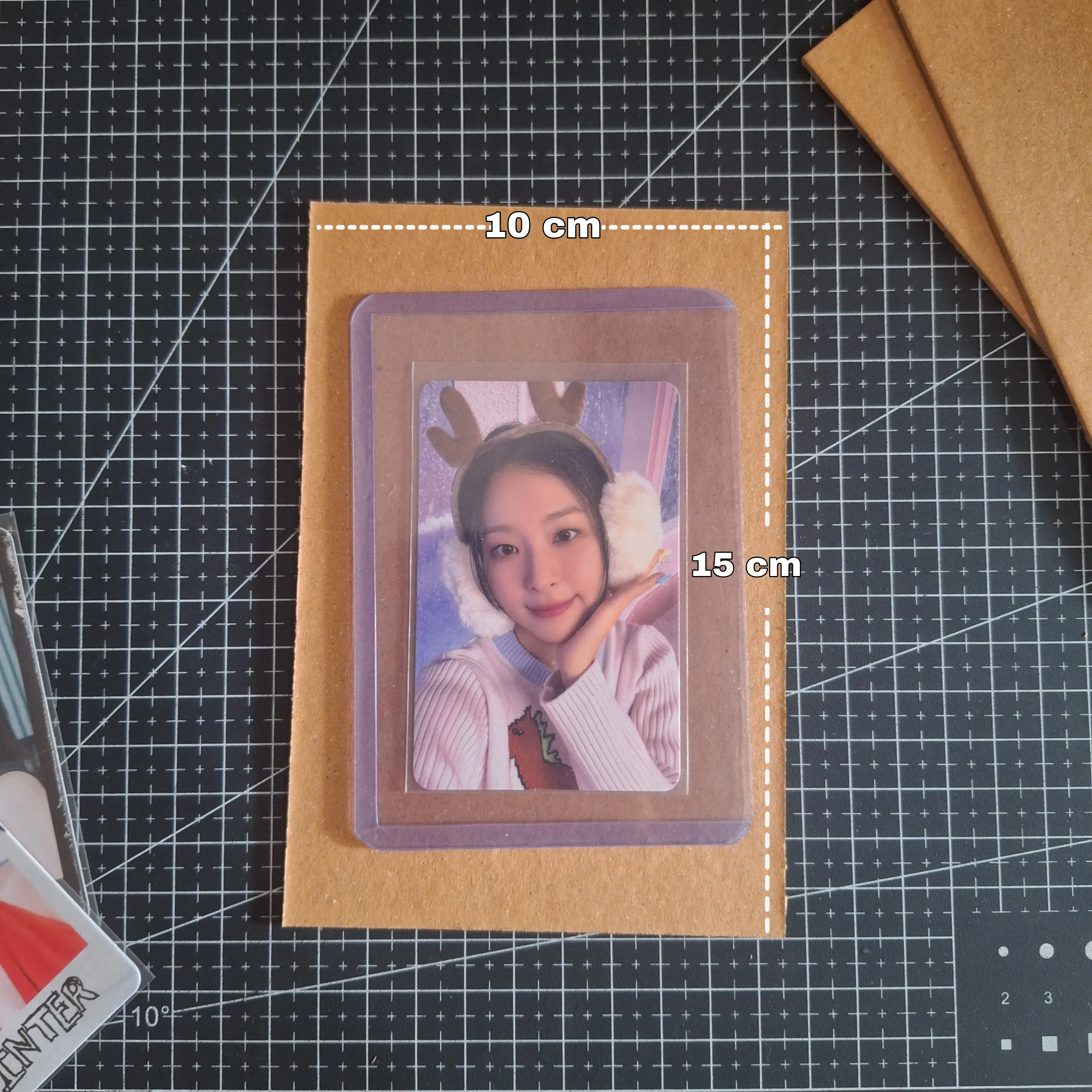 [1 PCS] Yellow Board 15x10cm Photocard PC Packing 2mm Yellowboard