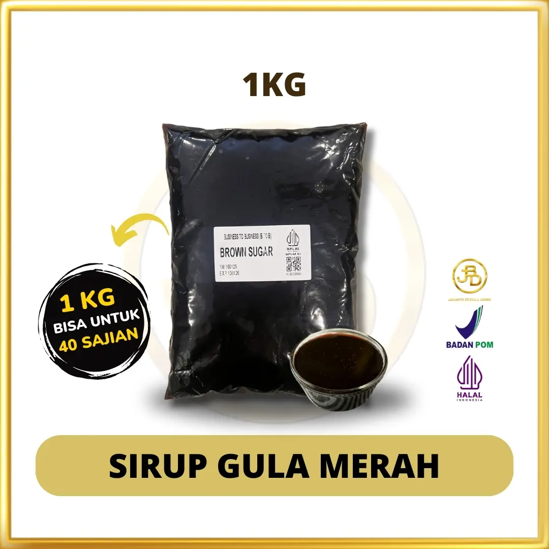 Brown Sugar Syrup - Gula Merah Cair 1 Kg