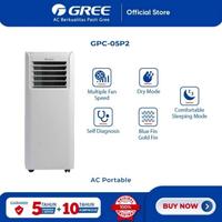 Gambar AC PORTABLE GREE GPC-05P2 1/2 PK | ac portable gree 1/2 pk gpc 05p2 goldfin r290 dari Dunia Elektronik Mall Kota Bekasi 2 Tokopedia