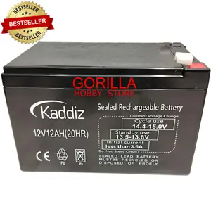 aki kering 12v 12AH Kaddiz mobil aki anak sepeda listrik surya panel