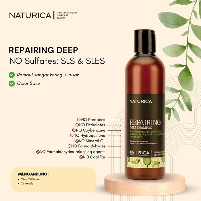 Gambar Naturica Repairing Deep Shampoo dari Belle Couture Kota Administrasi Jakarta Selatan Tokopedia